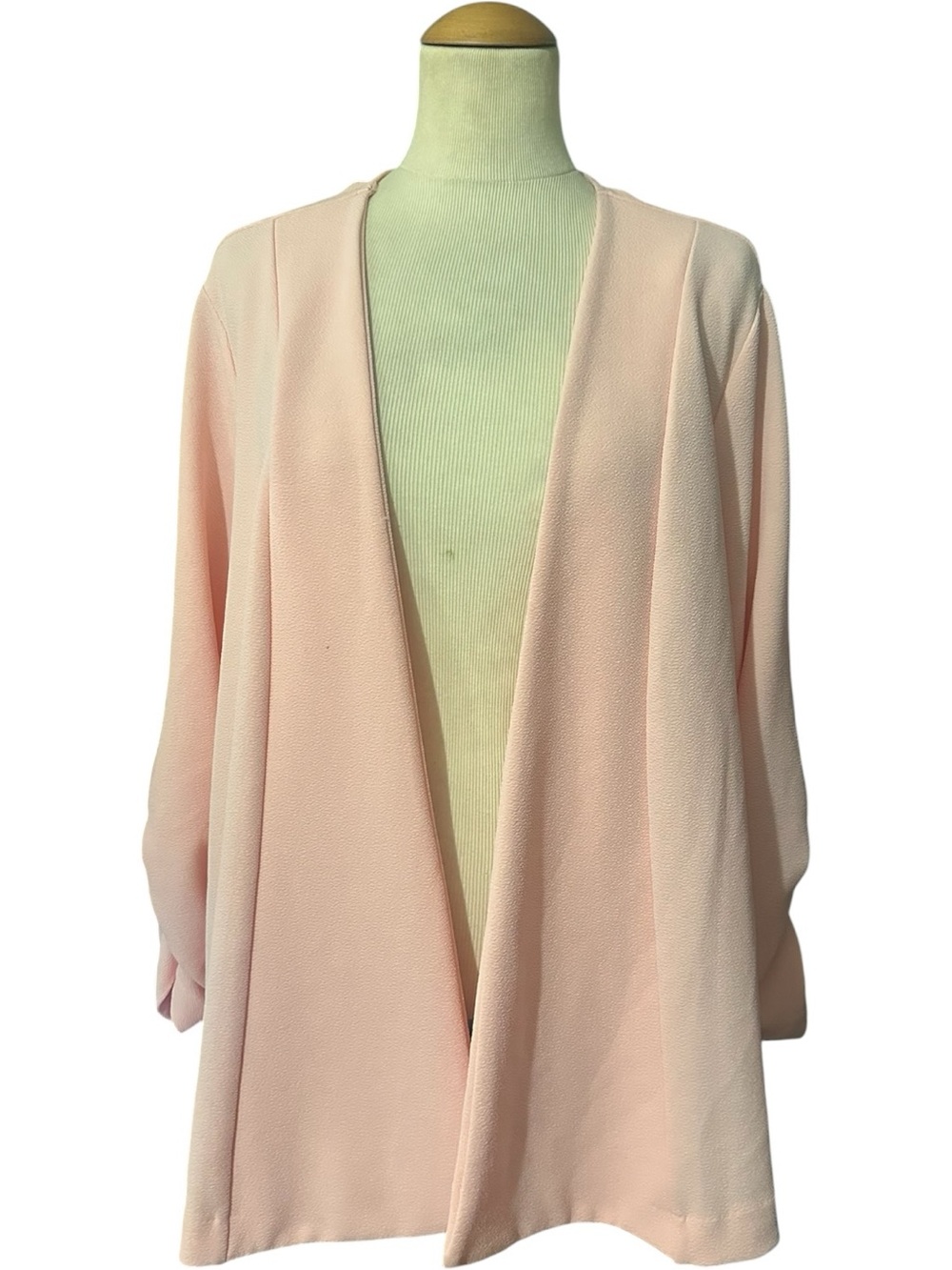 torrid Soft Blush Open Front Cardigan